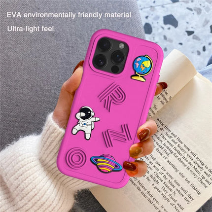 For iPhone 16 Pro Max Case Funny Pattern EVA Protective Phone Cover