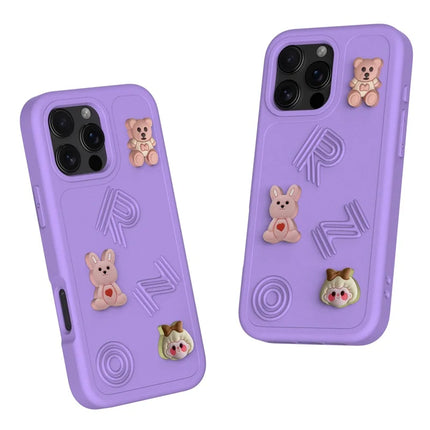 For iPhone 16 Pro Max Case Funny Pattern EVA Protective Phone Cover
