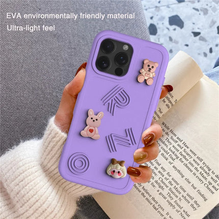 For iPhone 16 Pro Max Case Funny Pattern EVA Protective Phone Cover