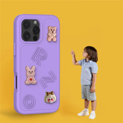 For iPhone 16 Pro Max Case Funny Pattern EVA Protective Phone Cover