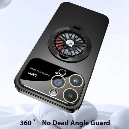 For iPhone 15 Pro Max Case Compatible with MagSafe Hard PC Kickstand Phone Cover