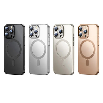 REMAX RM-1625 For iPhone 16 Pro Case Compatible with MagSafe Skin Touch Electroplated Slim Phone Cover