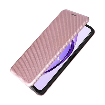 For Oppo A3 Pro (Global) 5G Case Carbon Fiber Texture Drop-Proof PU Leather Phone Cover