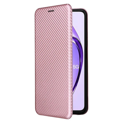 For Oppo A3 Pro (Global) 5G Case Carbon Fiber Texture Drop-Proof PU Leather Phone Cover