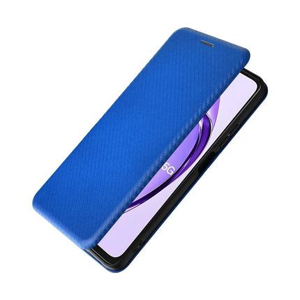 For Oppo A3 Pro (Global) 5G Case Carbon Fiber Texture Drop-Proof PU Leather Phone Cover