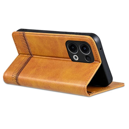 AZNS For Oppo Reno13 5G (Global) Case Cowhide Texture PU Leather Wallet Phone Cover