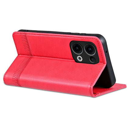 AZNS For Oppo Reno13 5G (Global) Case Cowhide Texture PU Leather Wallet Phone Cover