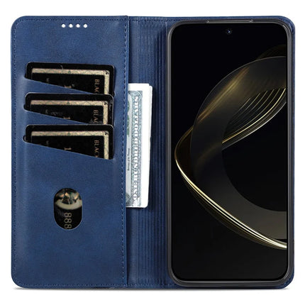 AZNS For Oppo Reno13 5G (Global) Case Cowhide Texture PU Leather Wallet Phone Cover