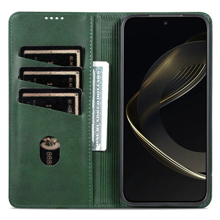 AZNS For Oppo Reno13 5G (Global) Case Cowhide Texture PU Leather Wallet Phone Cover