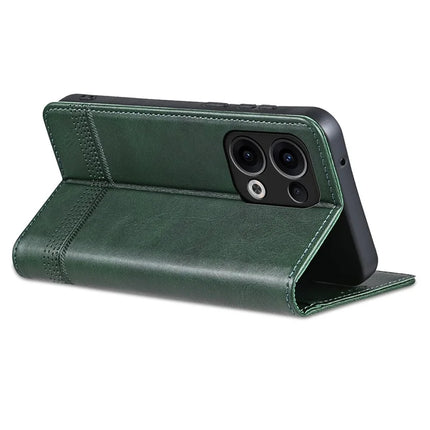 AZNS For Oppo Reno13 5G (Global) Case Cowhide Texture PU Leather Wallet Phone Cover