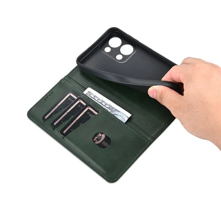 AZNS For Oppo Reno13 5G (Global) Case Cowhide Texture PU Leather Wallet Phone Cover