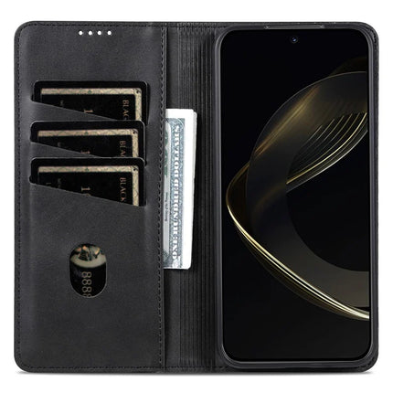 AZNS For Oppo Reno13 Pro 5G Case Cowhide Texture PU Leather Wallet Phone Cover