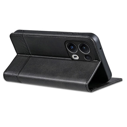 AZNS For Oppo Reno13 Pro 5G Case Cowhide Texture PU Leather Wallet Phone Cover