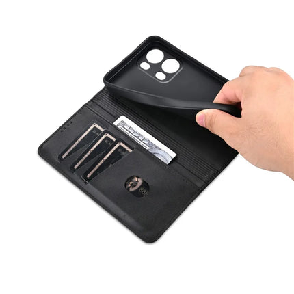 AZNS For Oppo Reno13 Pro 5G Case Cowhide Texture PU Leather Wallet Phone Cover