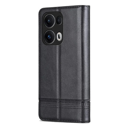 AZNS For Oppo Reno13 Pro 5G Case Cowhide Texture PU Leather Wallet Phone Cover