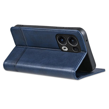 AZNS For Oppo Reno13 Pro 5G Case Cowhide Texture PU Leather Wallet Phone Cover