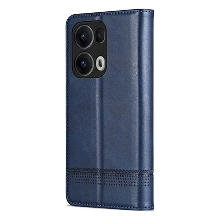 AZNS For Oppo Reno13 Pro 5G Case Cowhide Texture PU Leather Wallet Phone Cover