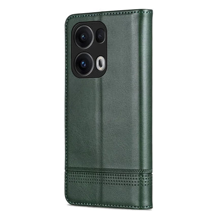 AZNS For Oppo Reno13 Pro 5G Case Cowhide Texture PU Leather Wallet Phone Cover