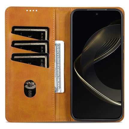 AZNS For Oppo Reno13 Pro 5G Case Cowhide Texture PU Leather Wallet Phone Cover