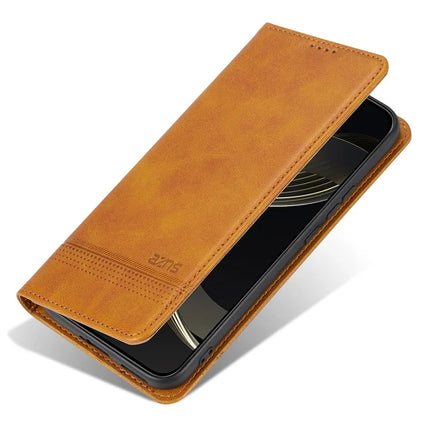 AZNS For Oppo Reno13 Pro 5G Case Cowhide Texture PU Leather Wallet Phone Cover