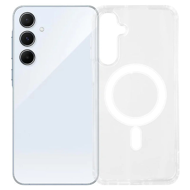 For Samsung Galaxy A16 5G / A16 4G Case Compatible with MagSafe TPU + Acrylic Clear Phone Cover