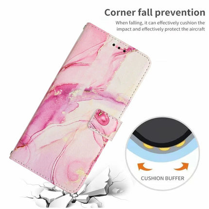 Stand Case for Motorola Moto G85 5G / S50 Neo 5G Marble Pattern PU Leather Wallet Phone Cover