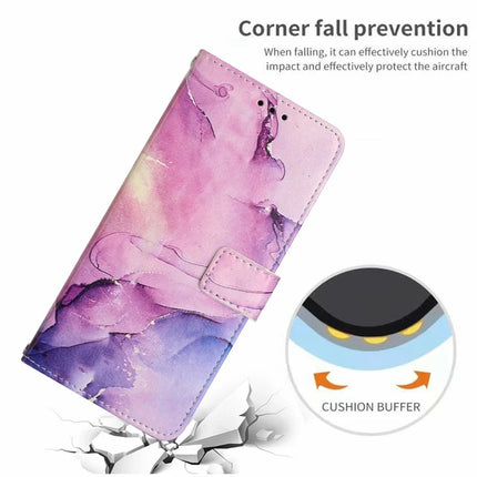 Stand Case for Motorola Moto S50 5G / Edge 50 Neo 5G / ThinkPhone 25 5G Marble Pattern PU Leather Wallet Phone Cover