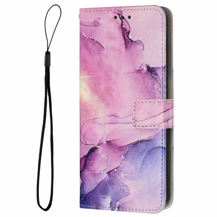 Stand Case for Motorola Moto S50 5G / Edge 50 Neo 5G / ThinkPhone 25 5G Marble Pattern PU Leather Wallet Phone Cover