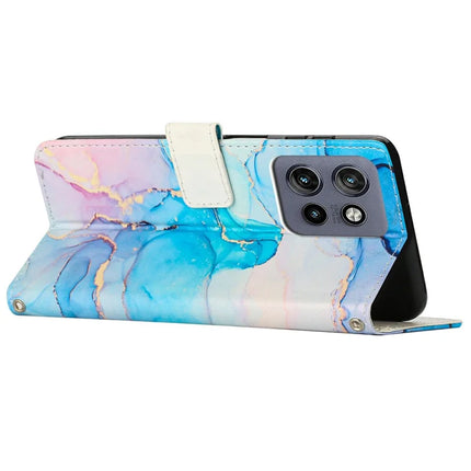 Stand Case for Motorola Moto S50 5G / Edge 50 Neo 5G / ThinkPhone 25 5G Marble Pattern PU Leather Wallet Phone Cover