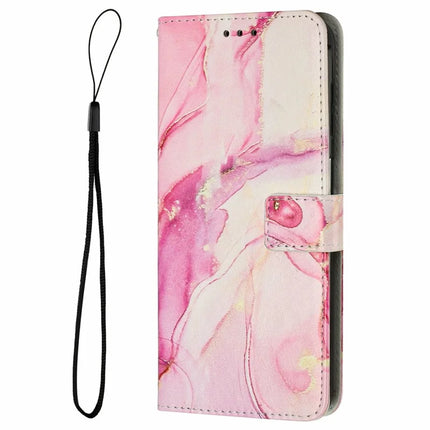 Stand Case for Motorola Moto S50 5G / Edge 50 Neo 5G / ThinkPhone 25 5G Marble Pattern PU Leather Wallet Phone Cover