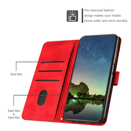 For Honor 300 Case Handbag Imprinted Triangle Leather Phone Cover