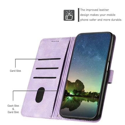 For Honor 300 Case Handbag Imprinted Triangle Leather Phone Cover