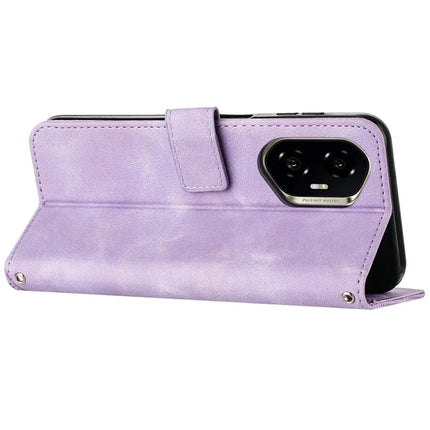 For Honor 300 Case Handbag Imprinted Triangle Leather Phone Cover