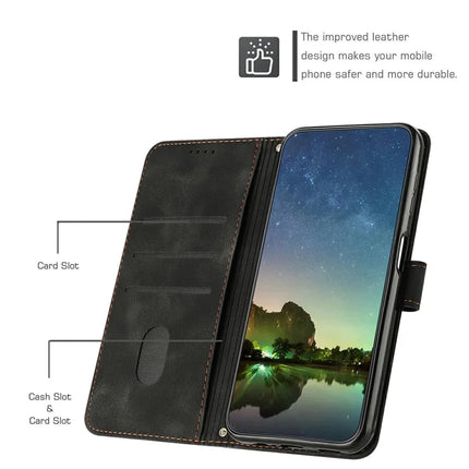 For Honor 300 Case Handbag Imprinted Triangle Leather Phone Cover