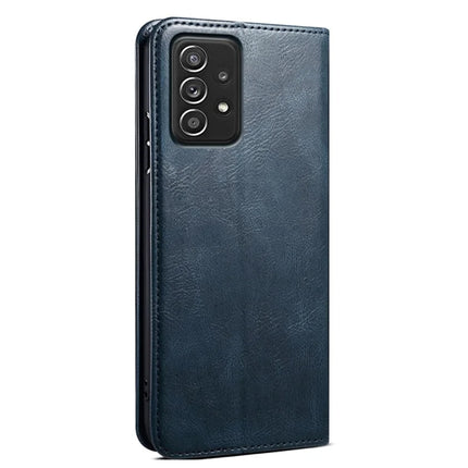 For Samsung Galaxy A52 4G / 5G / A52s 5G Case Crazy Horse Texture Waxy Leather Wallet Stand Phone Cover