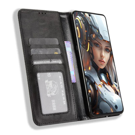 For Cubot Max 5 Leather Case Wallet Stand Retro Texture Phone Cover