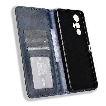 For Cubot Max 5 Leather Case Wallet Stand Retro Texture Phone Cover