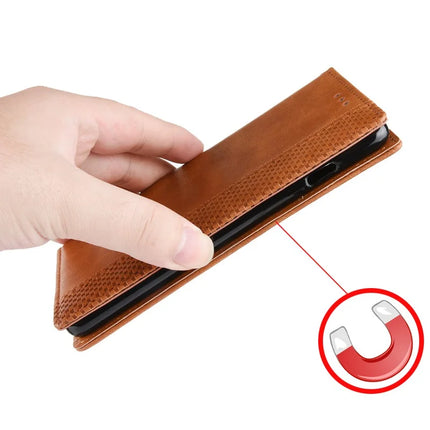 For Cubot Max 5 Leather Case Wallet Stand Retro Texture Phone Cover