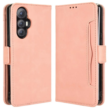 For Cubot Max 5 Leather Case Phone Wallet Cover with Multiple Card Slots - Pink