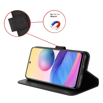 For Cubot Max 5 Case PU Leather Diamond Texture Wallet Phone Cover