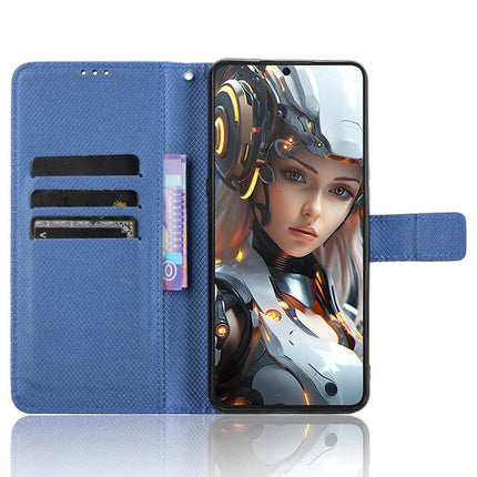For Cubot Max 5 Case PU Leather Diamond Texture Wallet Phone Cover