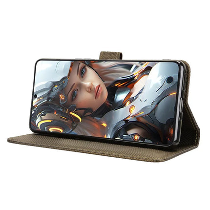 For Cubot Max 5 Case PU Leather Diamond Texture Wallet Phone Cover