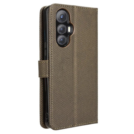 For Cubot Max 5 Case PU Leather Diamond Texture Wallet Phone Cover