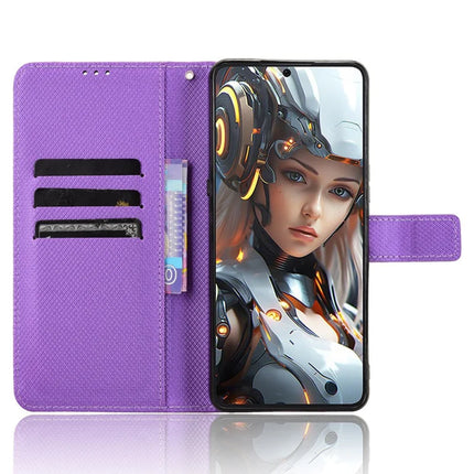 For Cubot Max 5 Case PU Leather Diamond Texture Wallet Phone Cover