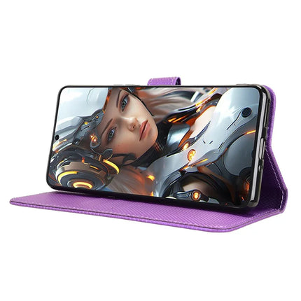For Cubot Max 5 Case PU Leather Diamond Texture Wallet Phone Cover