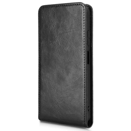 Leather Case For Blackview Wave 8  /  Wave 8C  /  Oscal Flat 2 Magnetic Vertical Flip Phone Cover with Card Slot