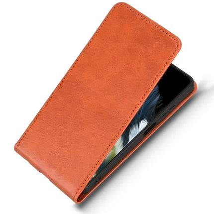 Leather Case For Blackview Wave 8  /  Wave 8C  /  Oscal Flat 2 Magnetic Vertical Flip Phone Cover with Card Slot
