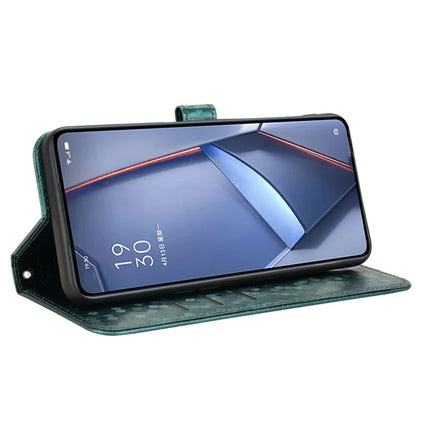 PU Leather Case For Blackview Wave 8  /  Wave 8C  /  Oscal Flat 2 Wallet Dot Pattern Imprint Phone Cover