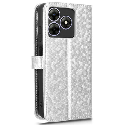PU Leather Case For Blackview Wave 8  /  Wave 8C  /  Oscal Flat 2 Wallet Dot Pattern Imprint Phone Cover