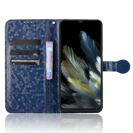 PU Leather Case For Blackview Wave 8  /  Wave 8C  /  Oscal Flat 2 Wallet Dot Pattern Imprint Phone Cover